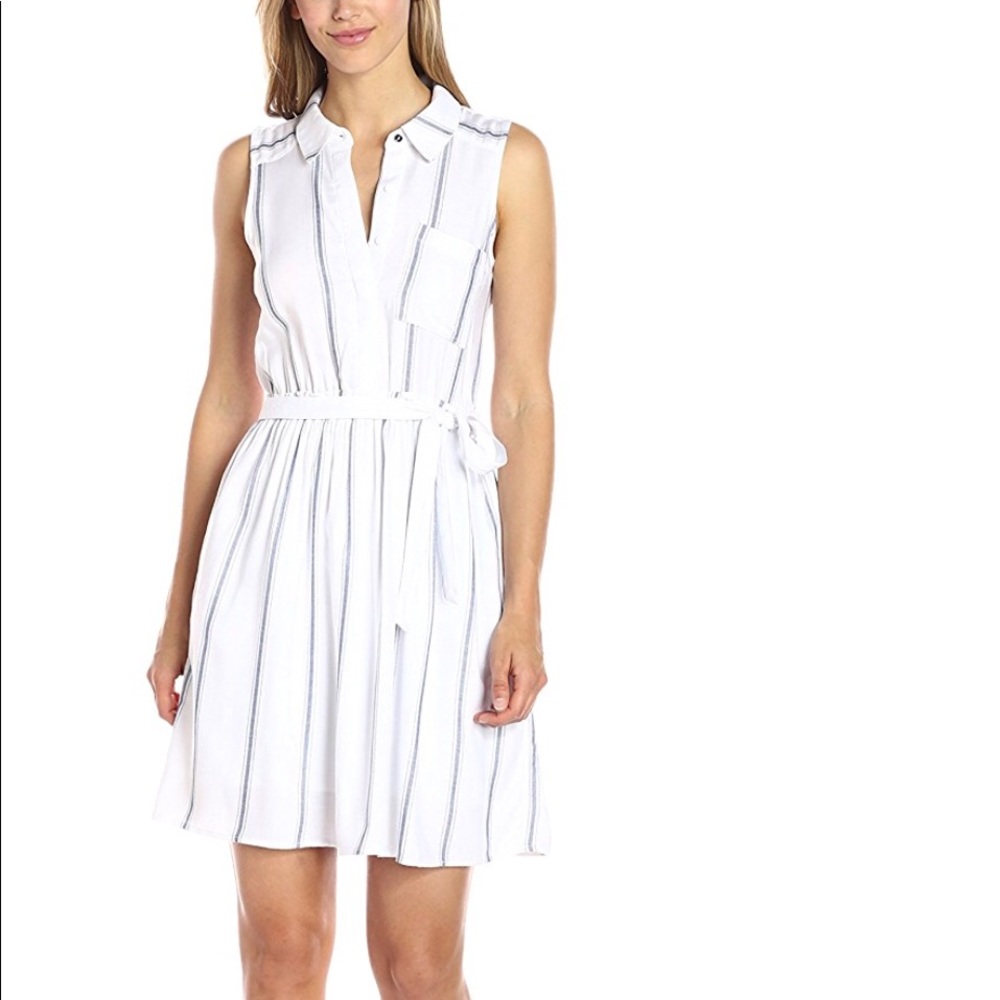 NWT Olive & Oak Striped Shirt Dress